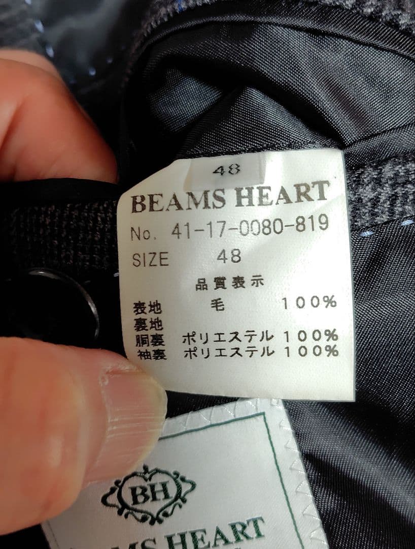 グレー系水色チェック柄スーツセット