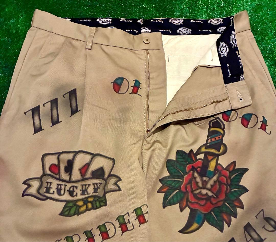 Used ワークパンツ アメトラ タトゥー tattoo メモリアル リメイク