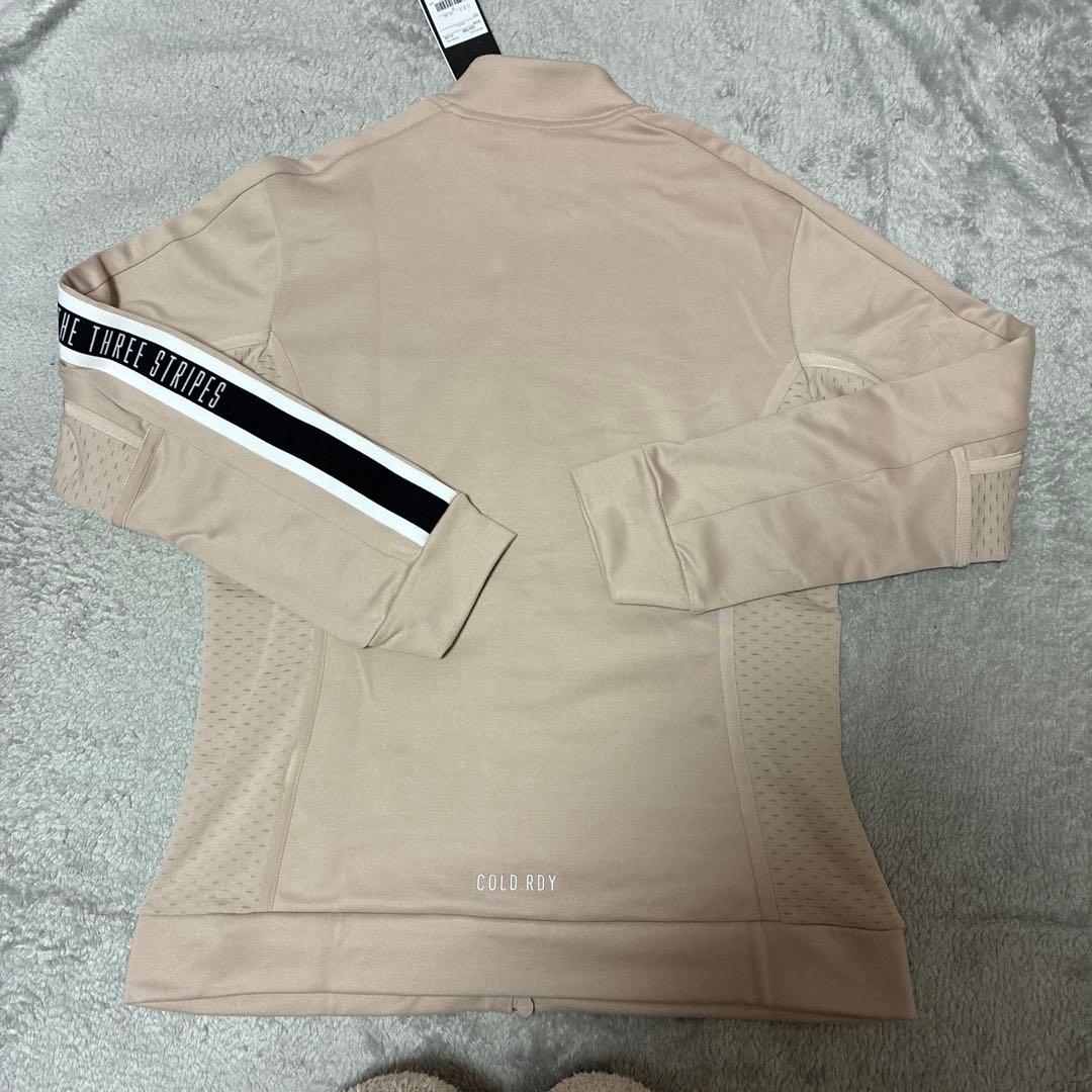 即日発送★アディダス M ベージュ セットアップ ジャケット パンツ 防風　保温