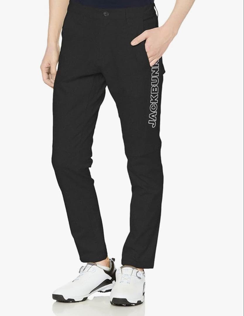 新品　ジャックバニー ストレッチパンツ ゴルフウェア 5サイズ　ブラック