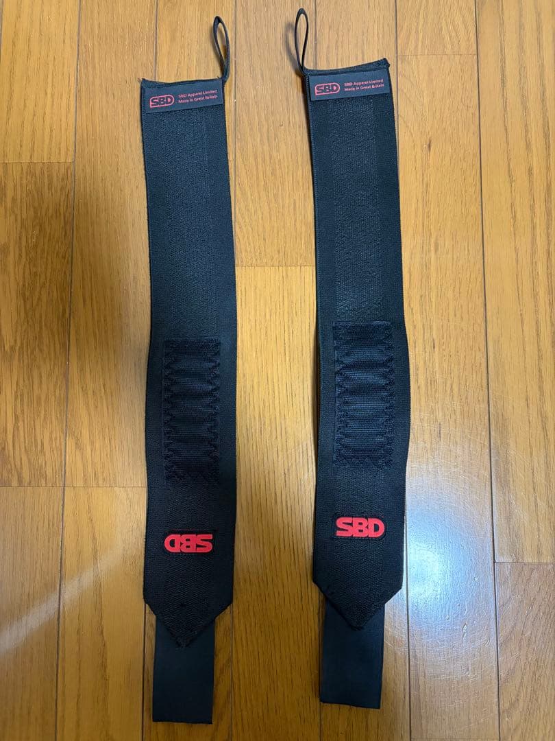 美品　SBD　リストラップ　Mサイズ(60cm)　フレキシブル　ブラック