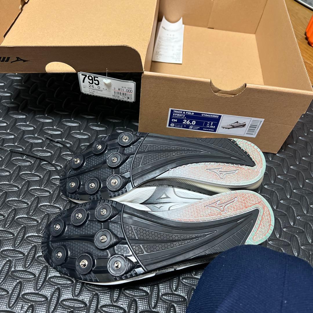 Mizuno X FIRST 2 スパイクシューズ 26.0cm11000円の品