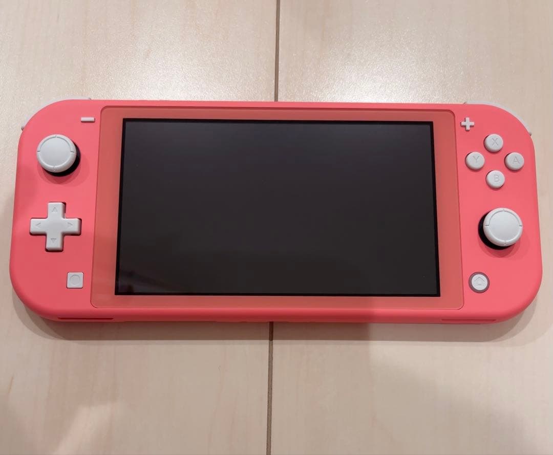 Nintendo Switch Lite 本体　コーラル　ピンク　充電器　箱あり