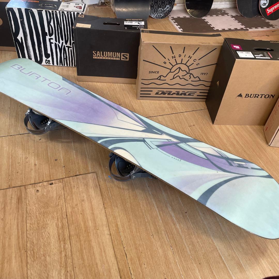 BURTON×UNION　バートン　ユニオン　バインディング付スノーボードセット