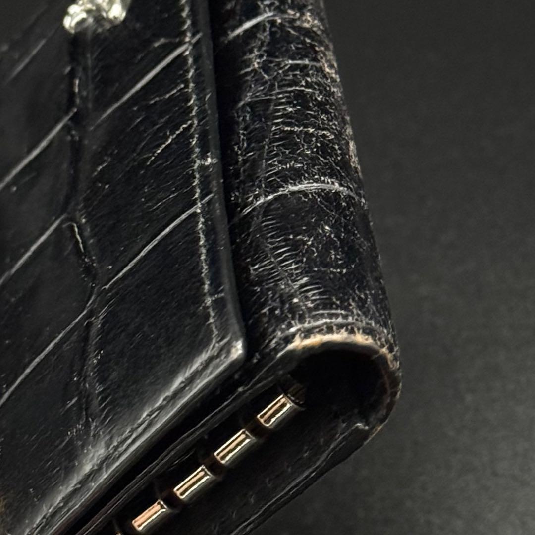 Vivienne Westwood クロコダイル型押しレザーキーケース