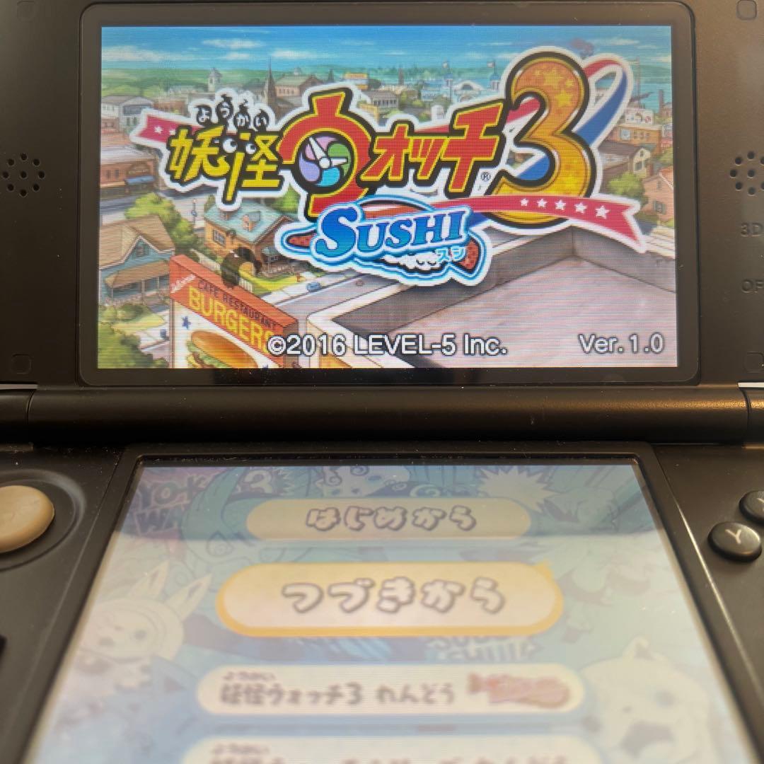 プレイ310時間超【動作確認⭕️】3DS 妖怪ウォッチ3 スキヤキ＋スシ＋テンプラ