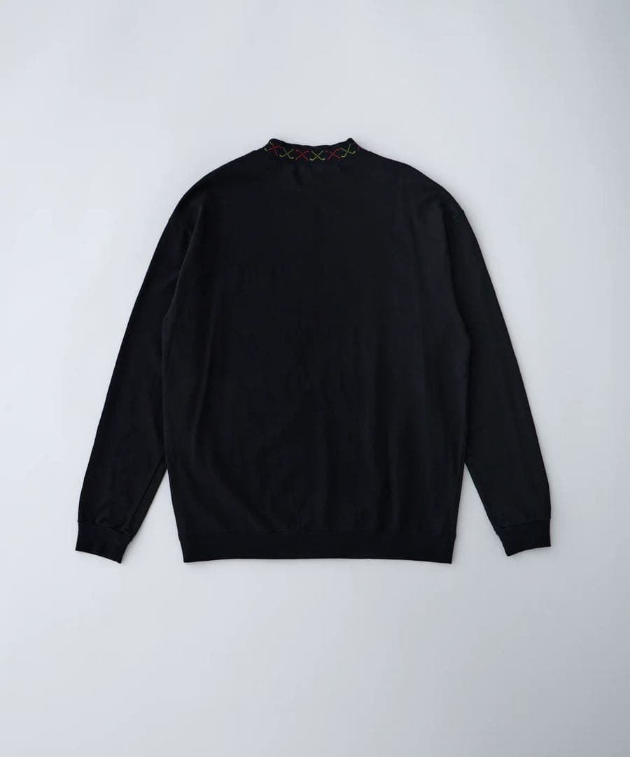 NEW VINTAGE GOLFジャガードモックネックM
