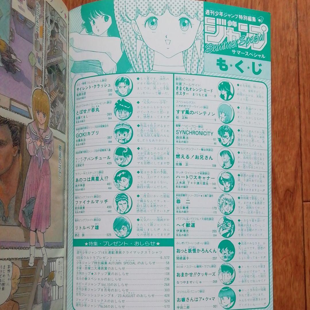 週刊少年ジャンプ特別編集　1986年　Summer Special