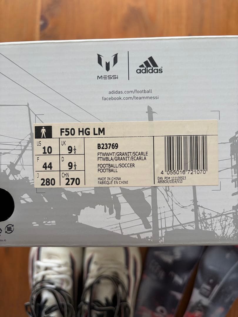 adidas F50 HG LM サッカーシューズ 10 US