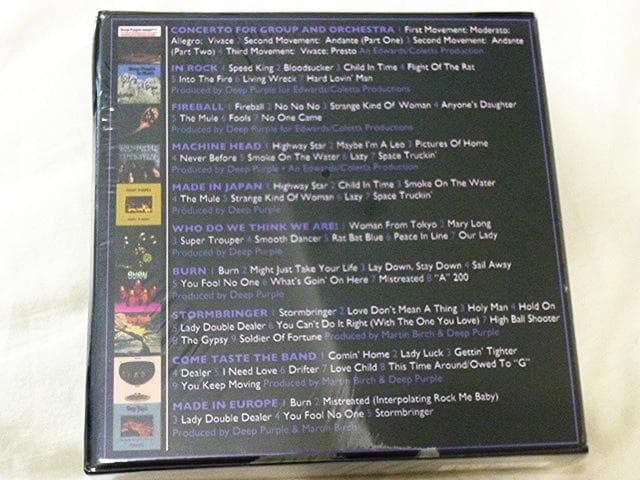 ■Deep Purple（ディープ・パープル）コンプリート CD BOX セット