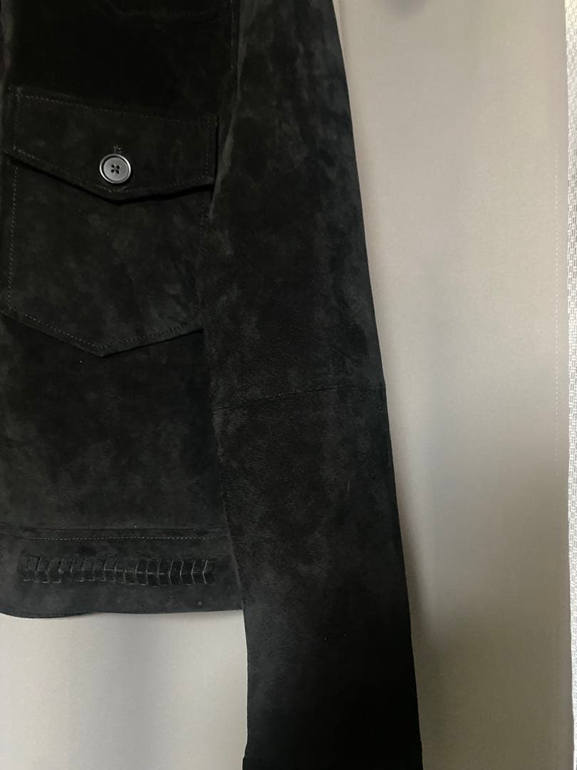 ZARA クロップドフィット スエード レザージャケット