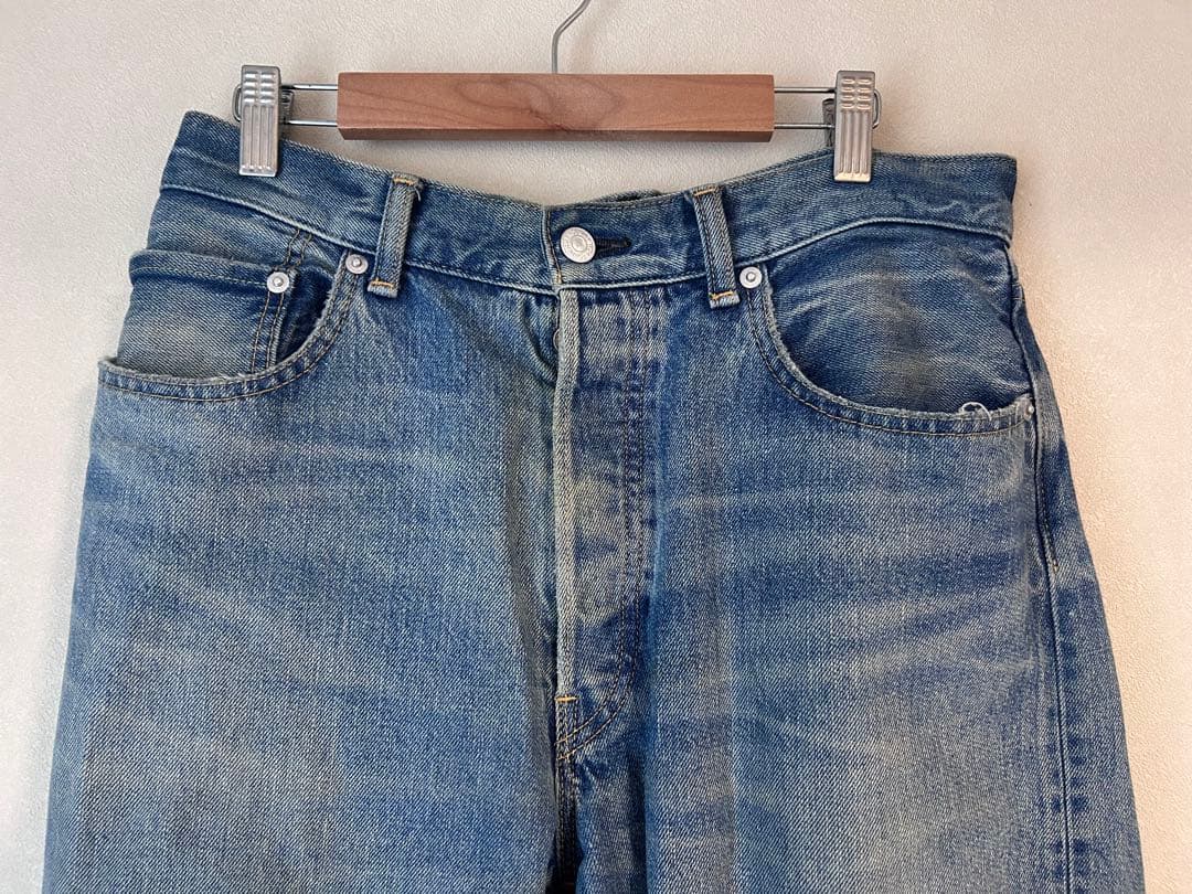 Ronherman denim ストーンウォッシュ ストレートデニム