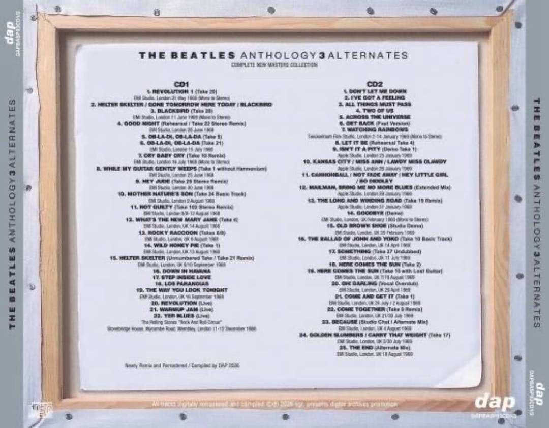 ♡THE BEATLES ANTHOLOGY ALTERNATES 1~4