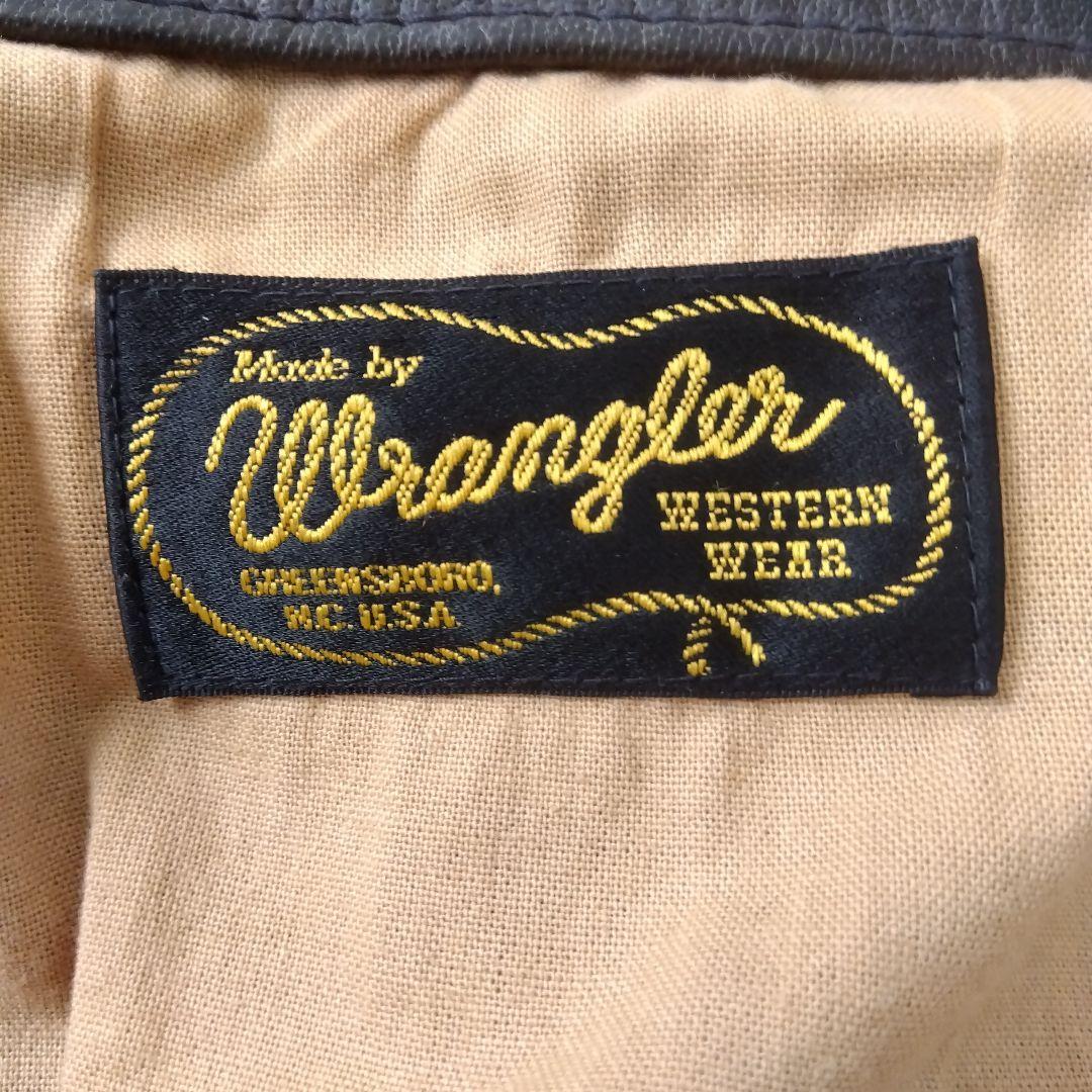 【希少】 wrangler ラングラー 24MJZ リアルレザー ジャケット
