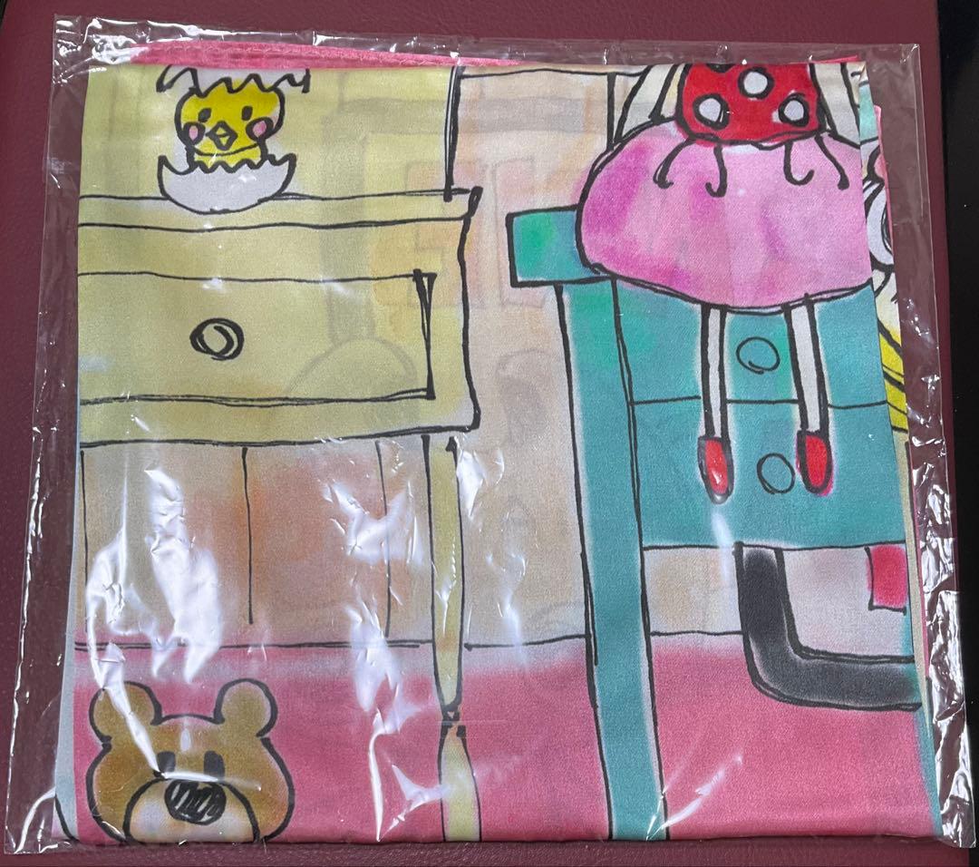IANNE アンヌ　シルク　スカーフ　新品