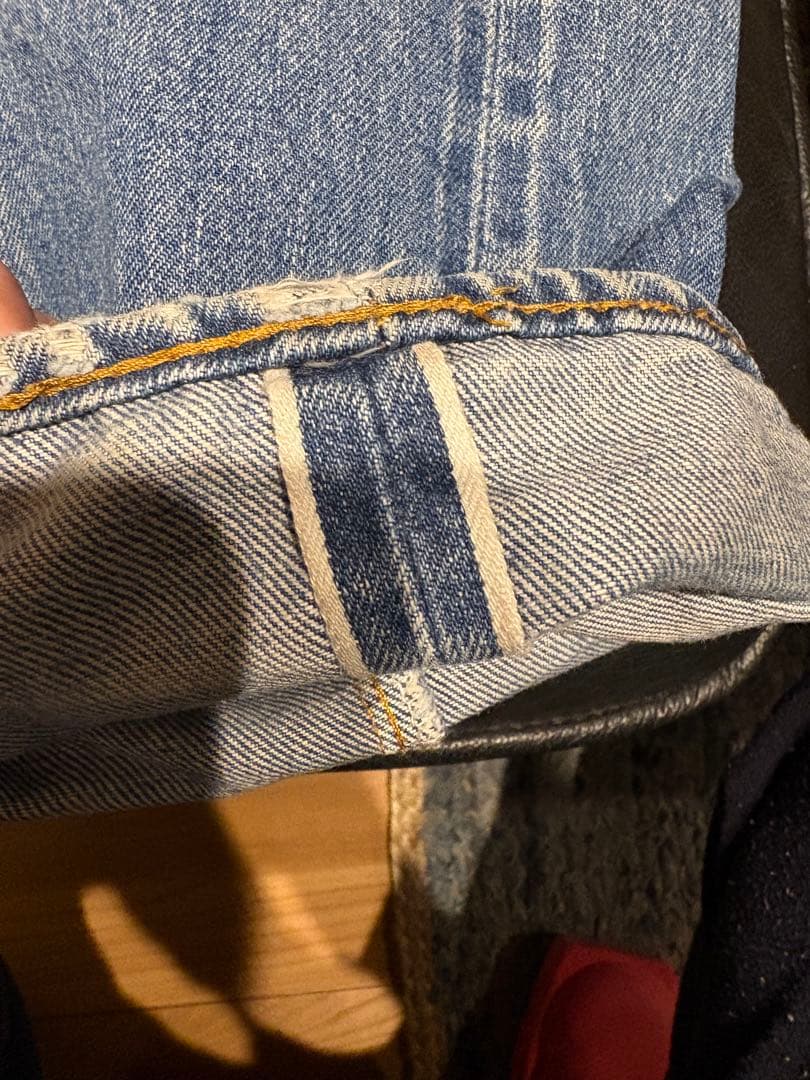 Levi's 501 80s W32 L36 USA製 黒カン赤耳 USED
