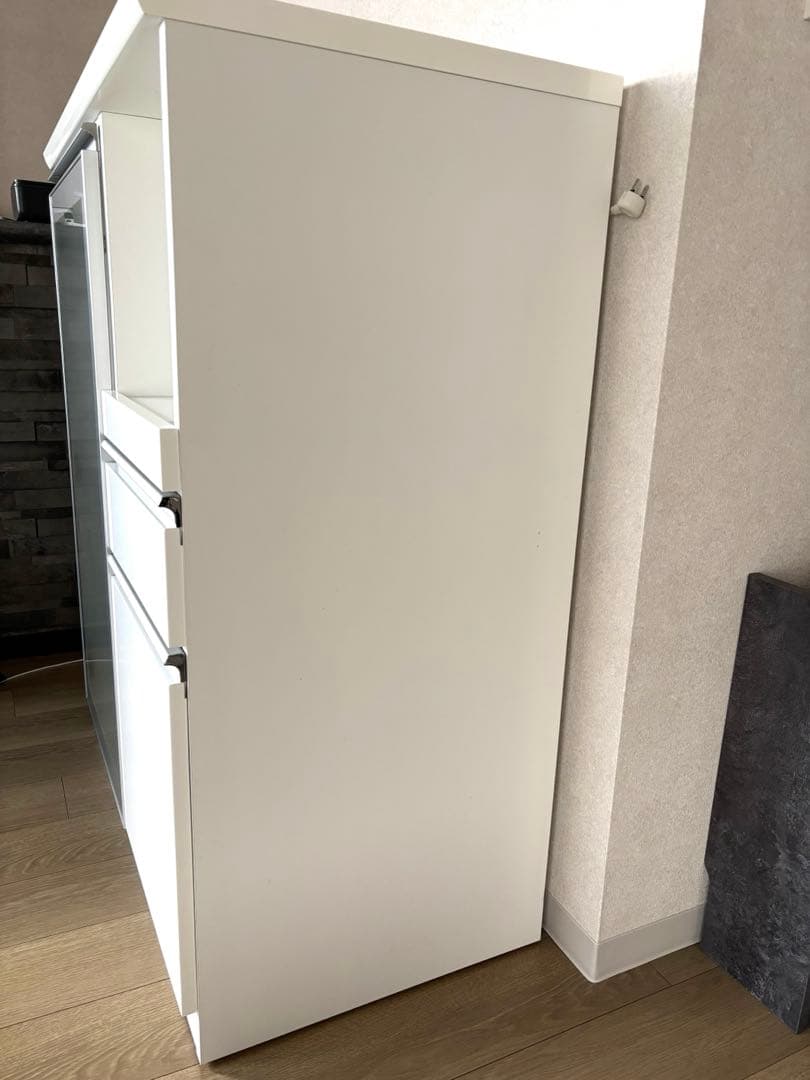 【たのメル便・極美品】ニトリ　食器棚　キッチンカウンター カップボード　幅90