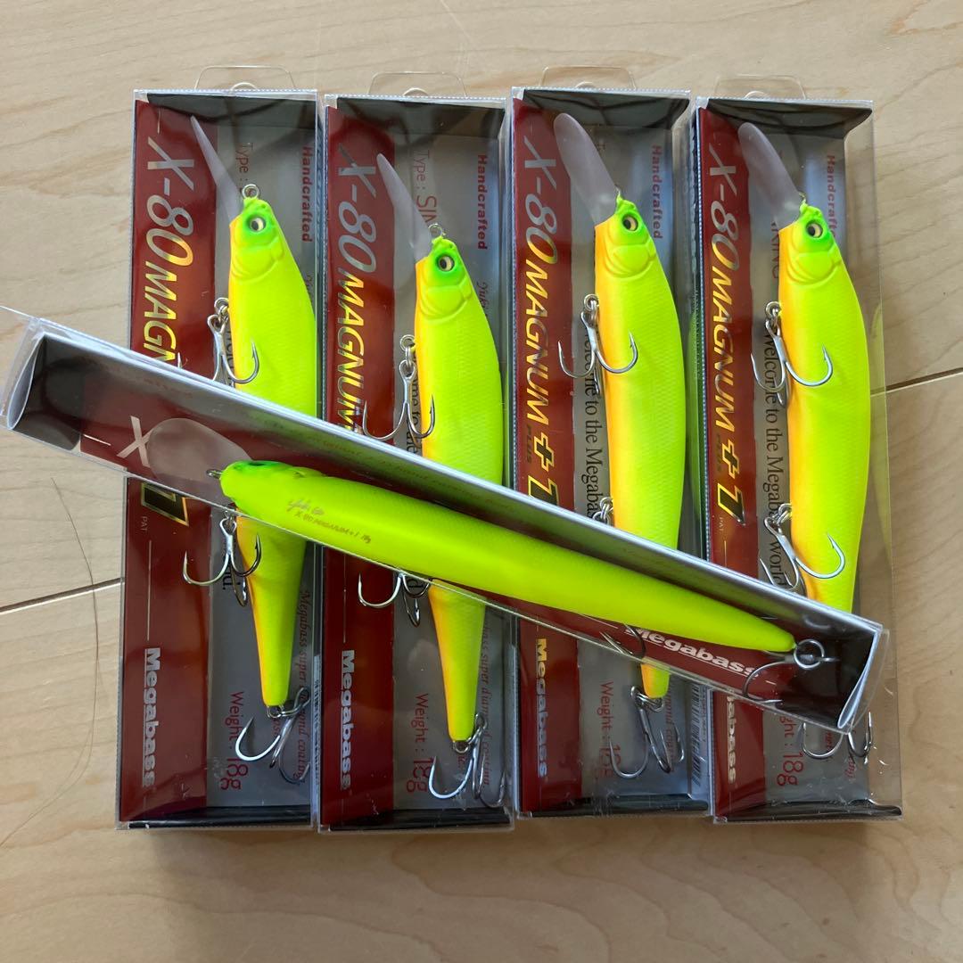 メガバスx80マグナム+1 ×5個セット