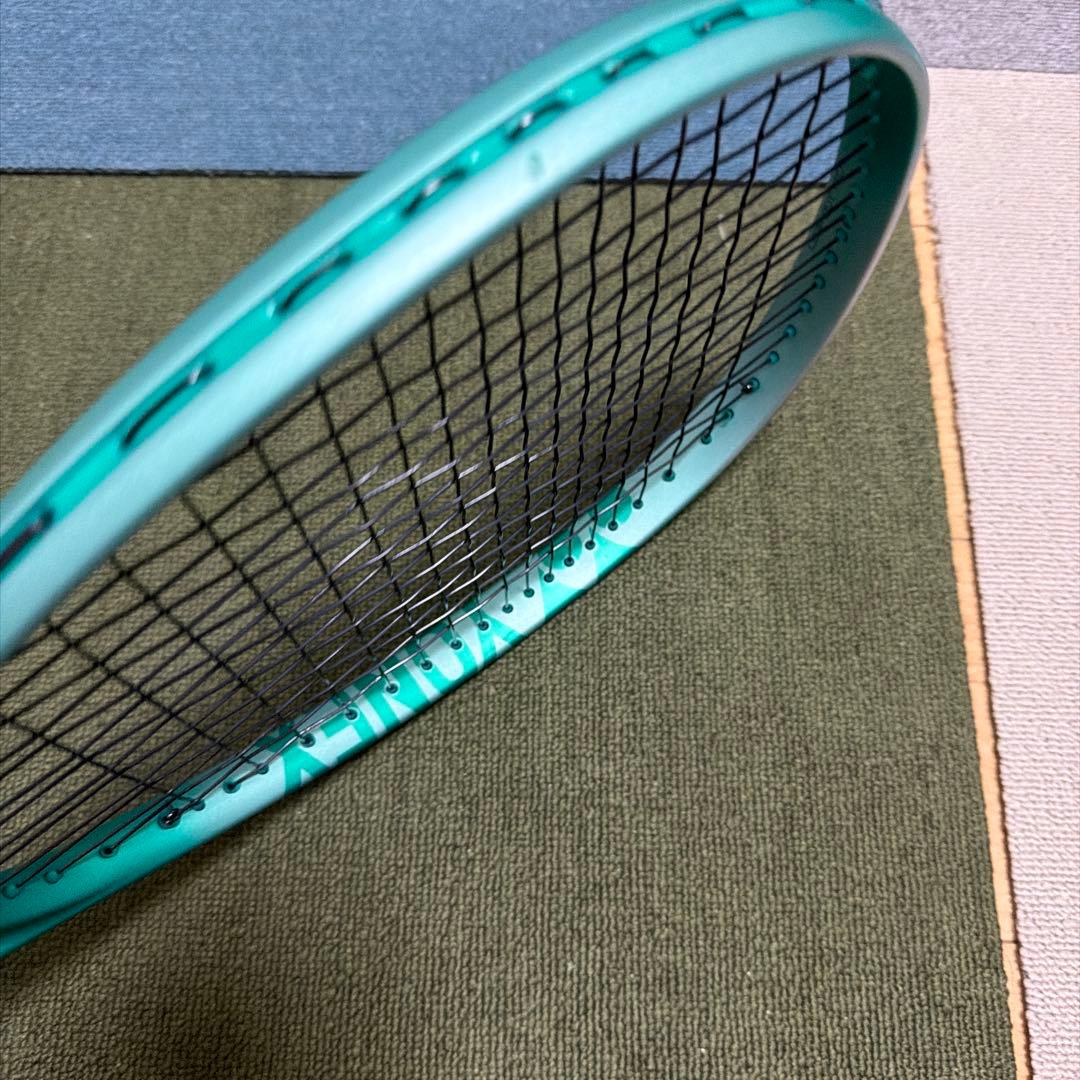 13番YONEX UL-0 テニスラケット 青緑色
