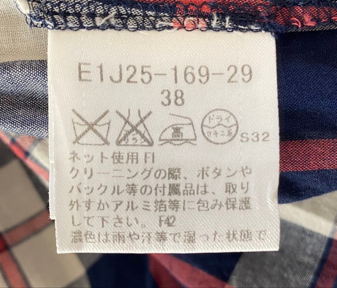 美品　BURBERRY BLUE LABEL 38 ワンピース　チェック