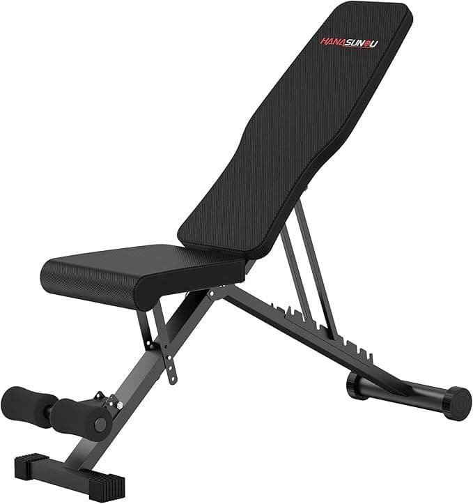 【新品未使用未開封＆送料込】自宅筋トレ用トレーニングベンチ ブラック