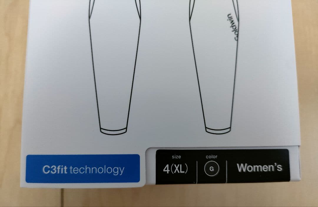 新品 ゴールドウイン C3fit コンプレッションロングタイツ 【XL】 グレー