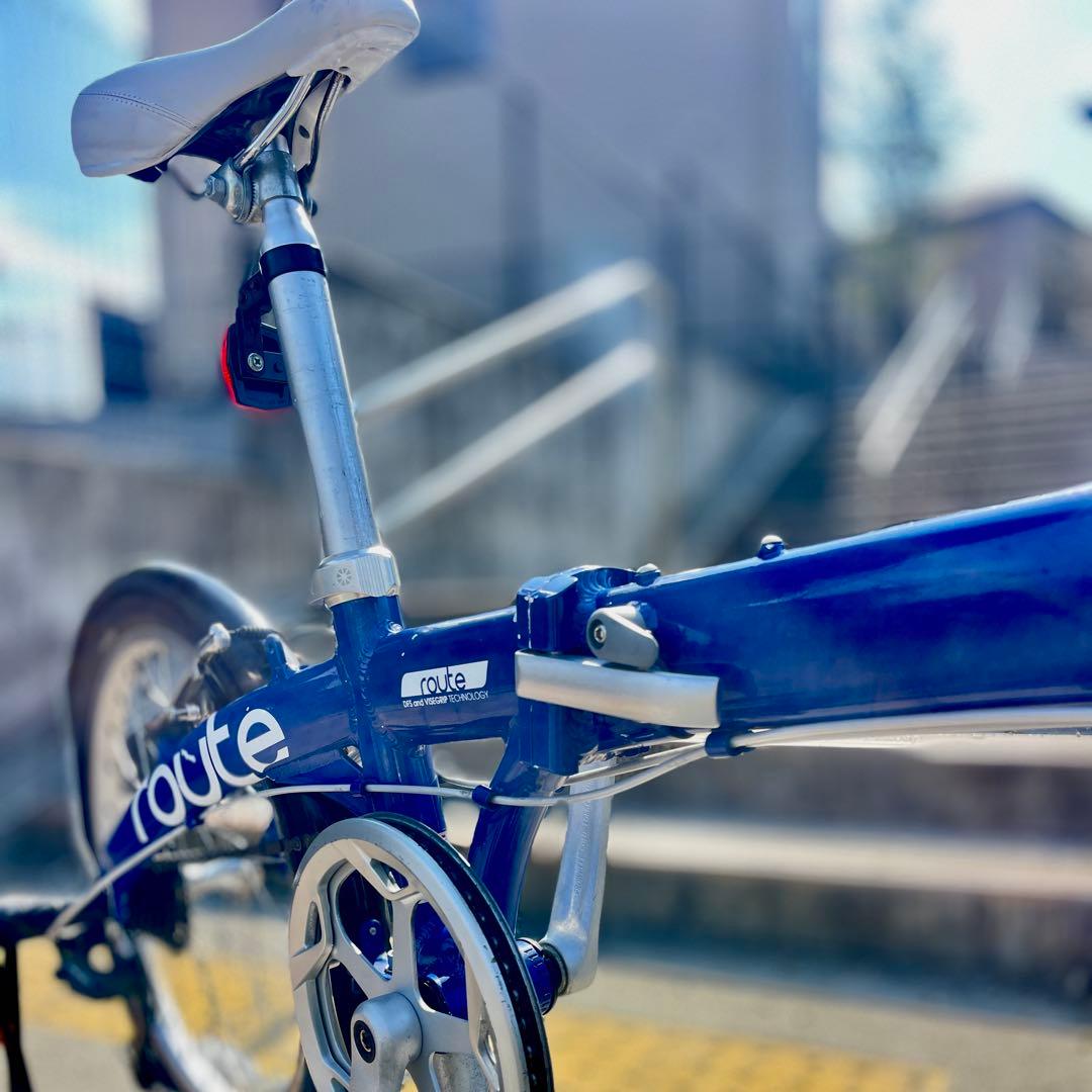 整備済 DAHON Route 20インチ 7段変速 ダホン ルート ブルー
