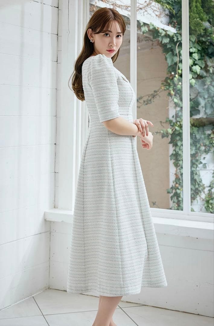 ハーリップトゥ Charlotte Tweed Dress