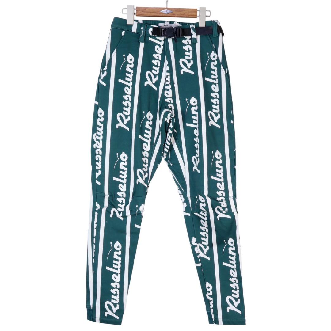 【size5】秋冬 定価35200円 ラッセルノ ボンディング ジョガーパンツ緑