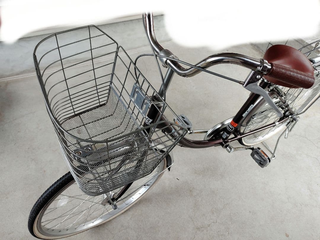 【引取価格】マルイシ　自転車　シティサイクル 24インチ ブラウン
