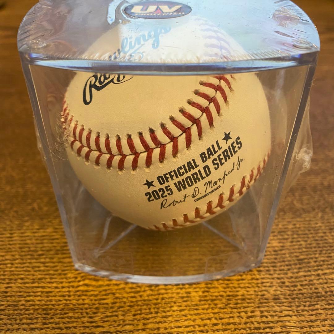 【未開封】2025 MLB ワールドシリーズ 公式球 記念ボール