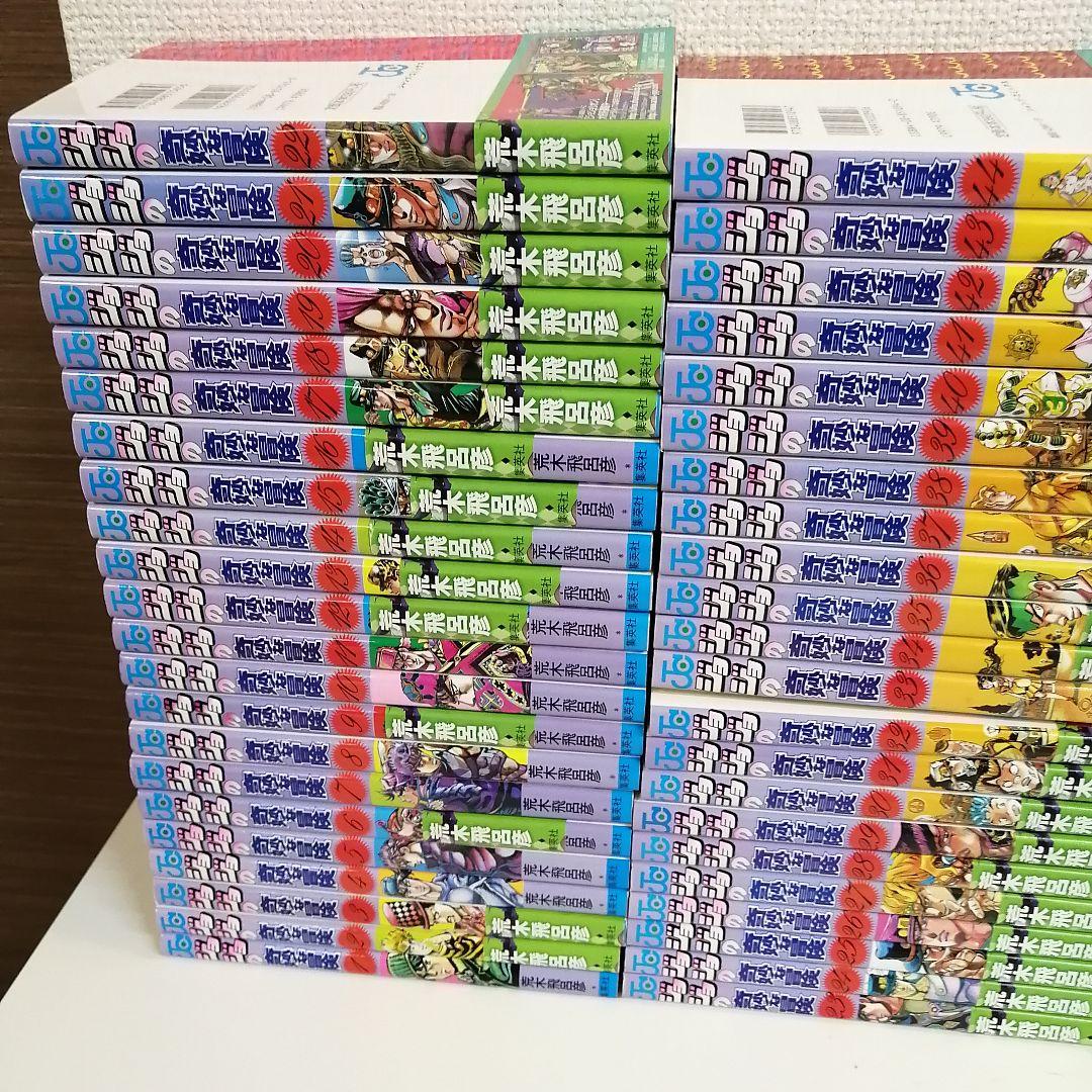 ジョジョの奇妙な冒険　全巻セット　全巻　漫画　荒木飛呂彦　美品　新品購入