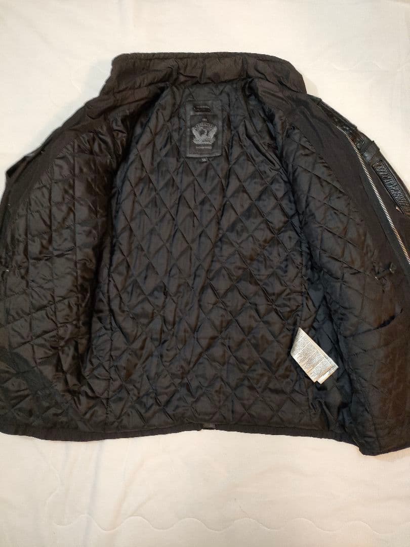 DIESEL ディーゼル ライダースジャケット レザー 切替 羊革 ブルゾン