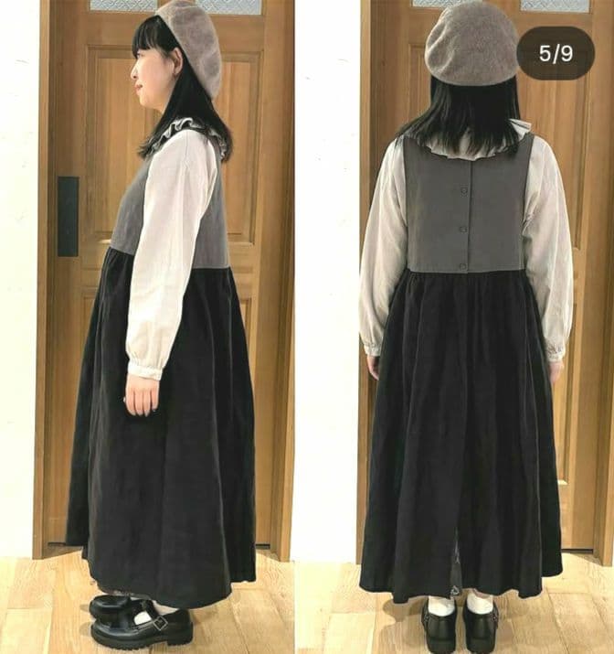 ツハル　自由が丘限定　ノースリワンピース/グレー