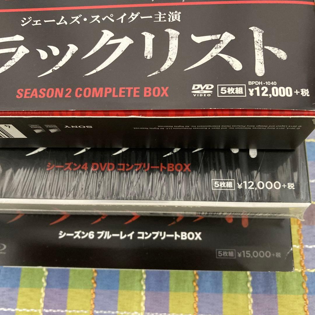 ブラックリスト DVD コンプリートボックス　シーズン１〜６　まとめ売り