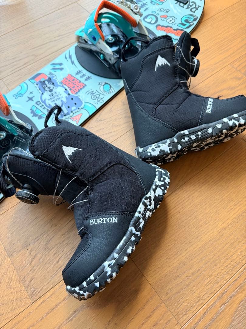 Burton スノーボード100cm とブーツセット 19.5cm