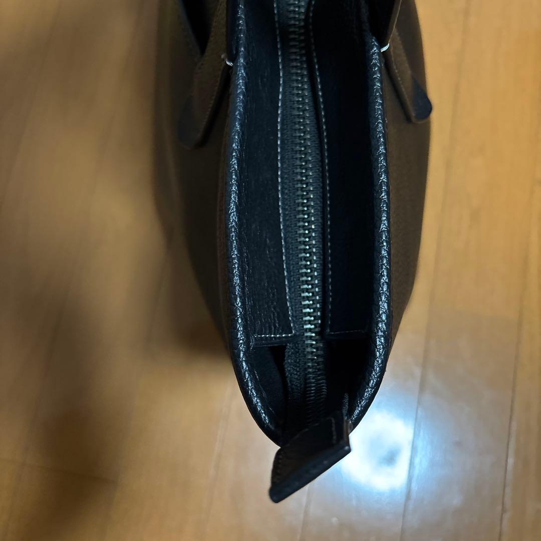コーチ　coach ブラックレザートートバッグ