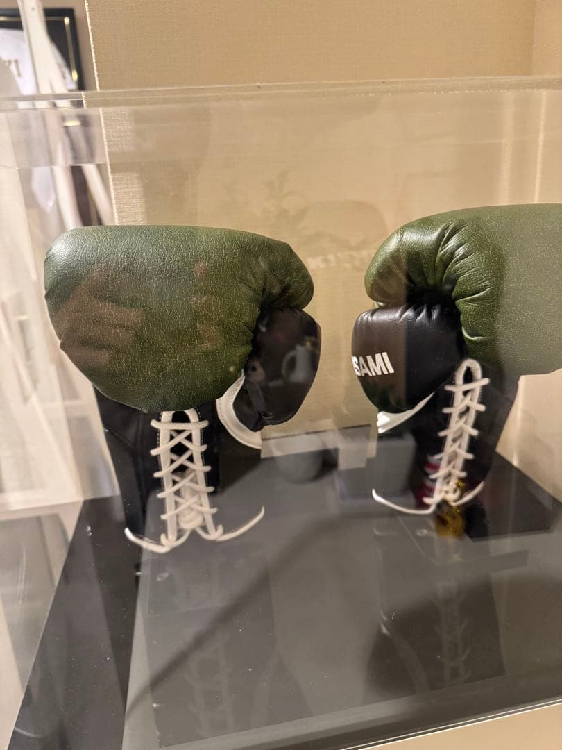 朝倉未来RIZIN サイン入り ボクシンググローブ グリーン