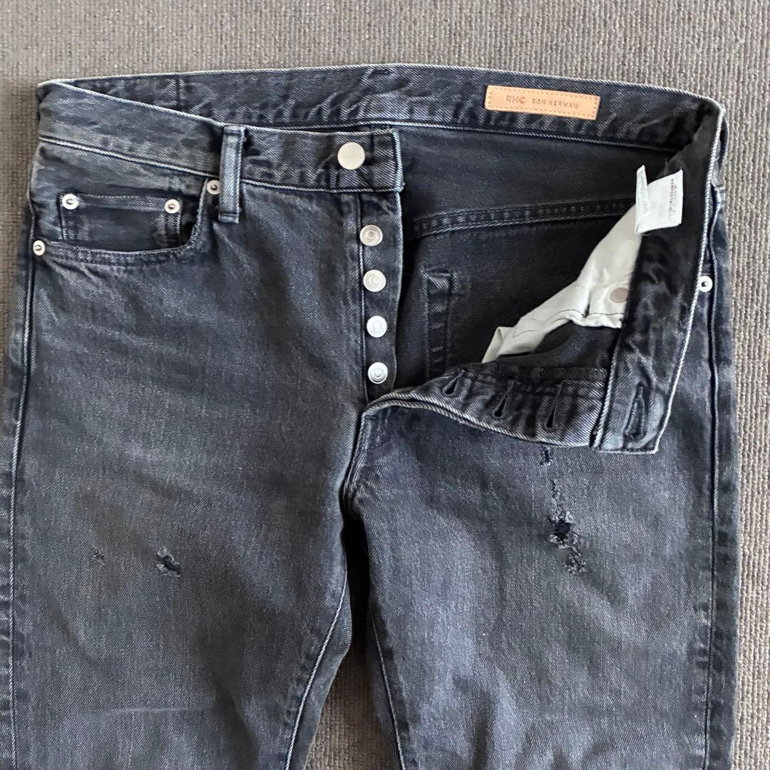 パンツ RHC/Ron Herman ARNOLD black indigo denim
