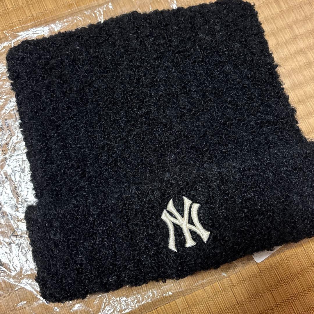 最終値下げ【日本未発売・韓国限定】MLB 猫耳ニット帽 カリナ着用 ブラック