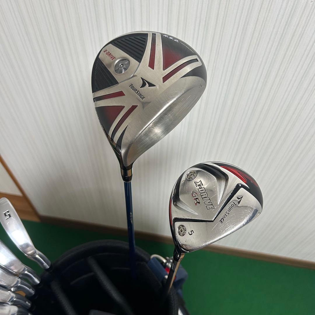 ブリヂストン ツアーステージ X-DRIVE GR メンズ ゴルフクラブ セット