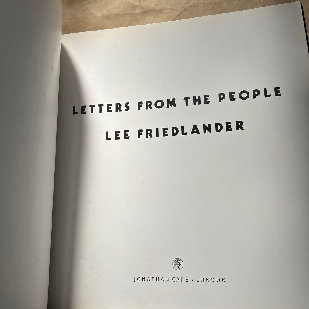 アート・デザイン・音楽 Lee Friedlander Letters from the People