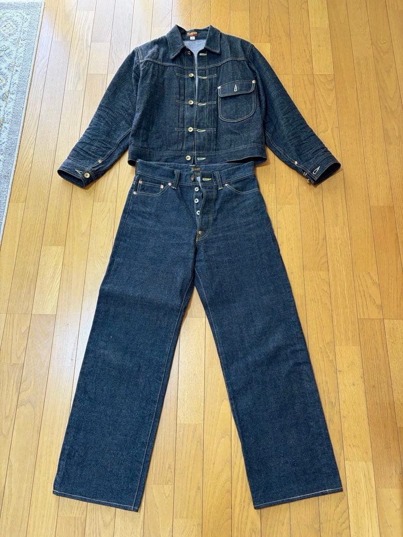 AtLast&Co デニムパンツ147 デニムジャケット147J セットアップ