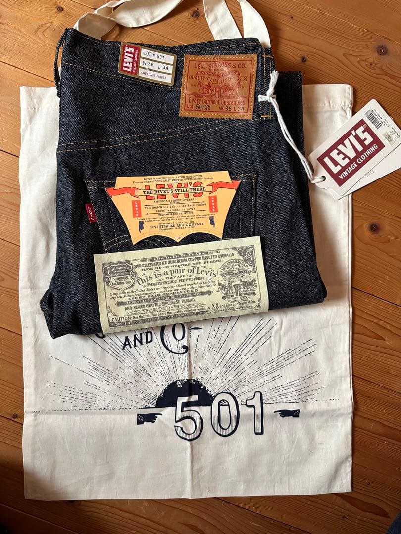 LEVI'S LVC 501xx 1947 復刻 デッドストック 新品 w36