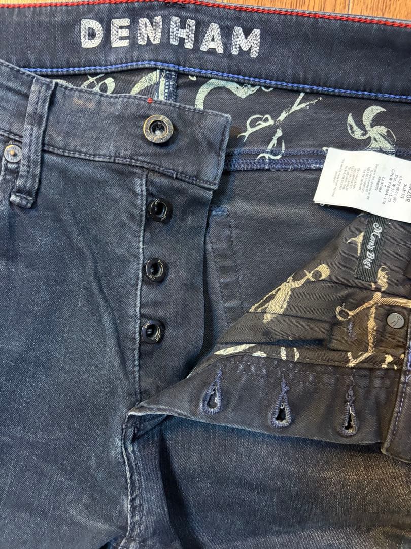 DENHAM × MEN'S BIGI 別注　RAZOR ストレッチデニム