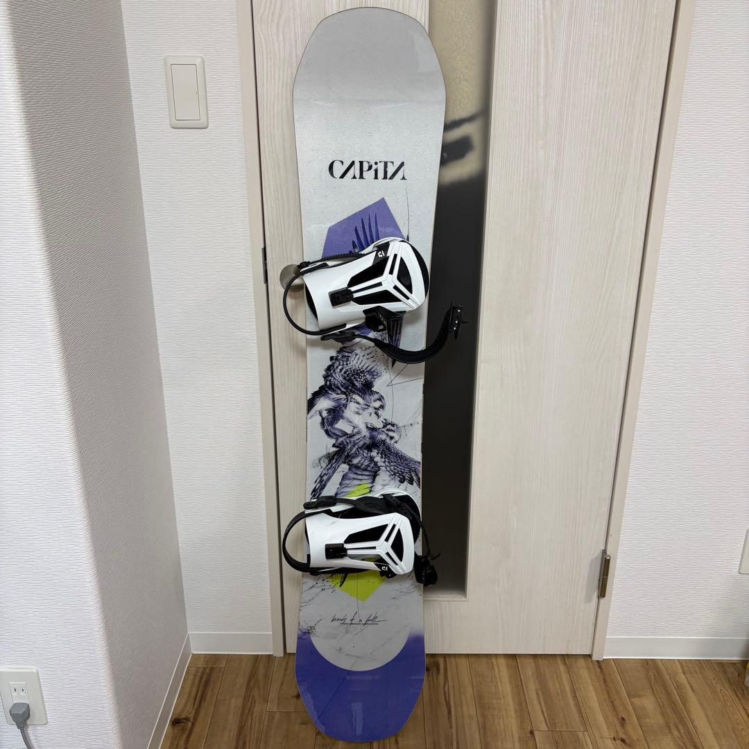CAPiTA バードオブアフェザー142cm UNIONビンディング2点セット