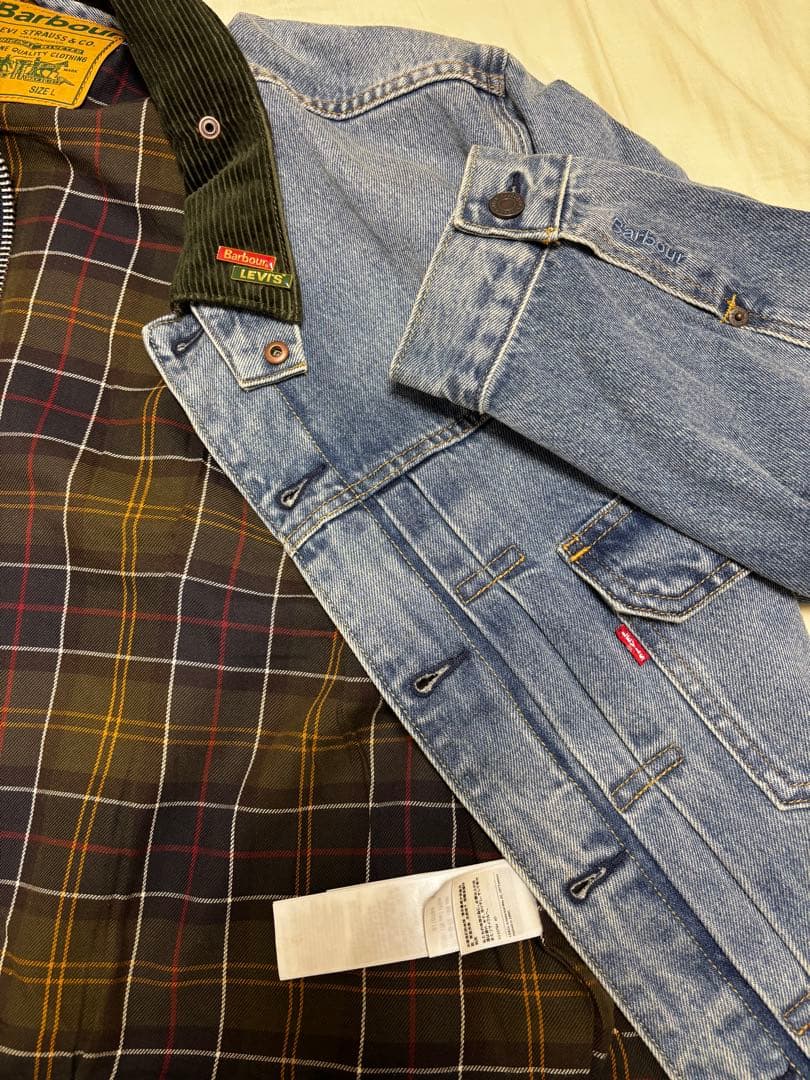 が*つ様 LEVI'S x Barbour Type II Denim Truc