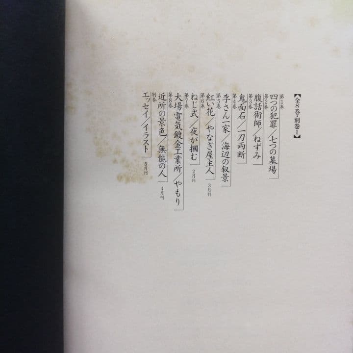 つげ義春全集 【帯付き】7冊セット 筑摩書房