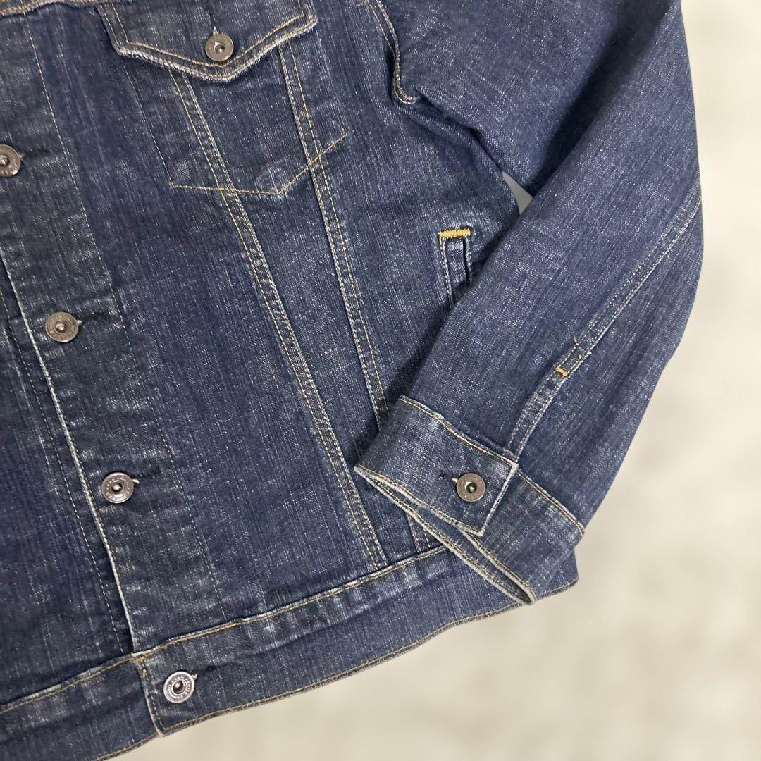 【極美品】ポロジーンズ 三角タグ デニムジャケット 濃紺　Lサイズ