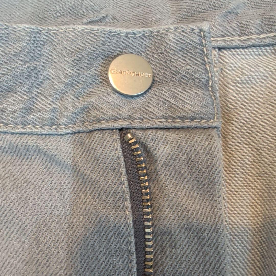 【希少】Gray Tone Cone Denim Two Tuck Pants